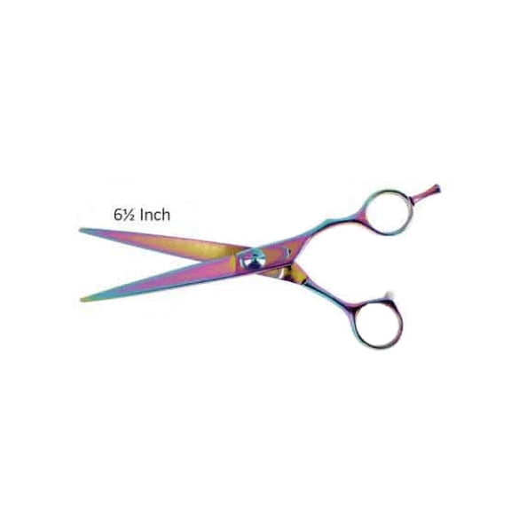 Professional Dog Grooming Rainbow 5200 Series Straight Steel Shears Pick Size (6.5")