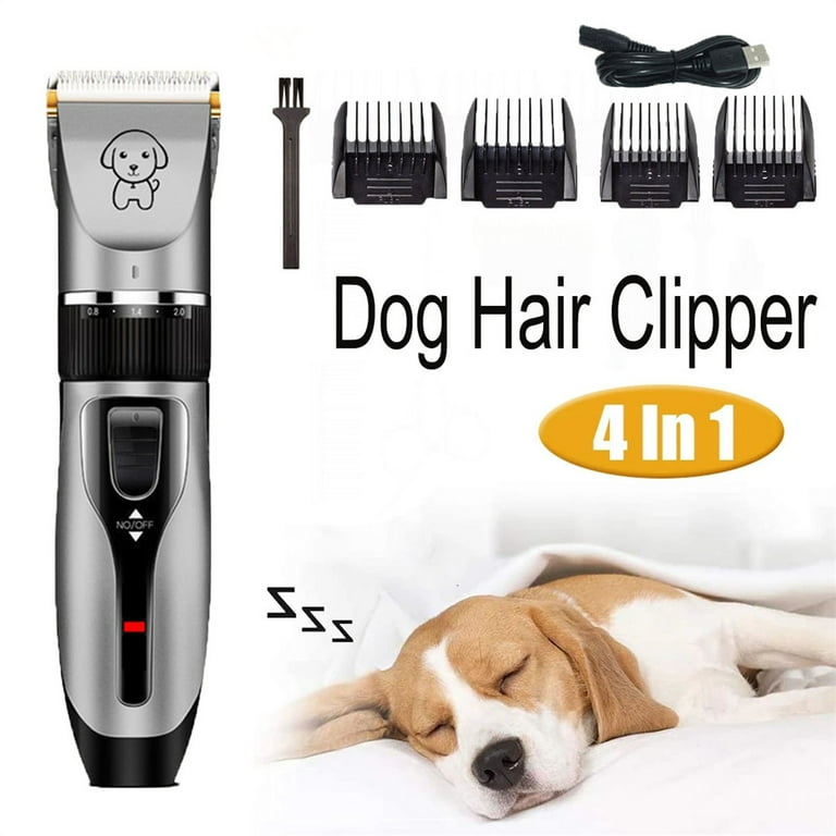 Professional Dog Hair Clipper All Metal Rechargeable Pet Trimmer