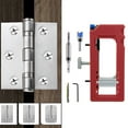 thumbnail image 1 of Professional Door Hinge Installation Kit: for Precision Router Template with, 1 of 8