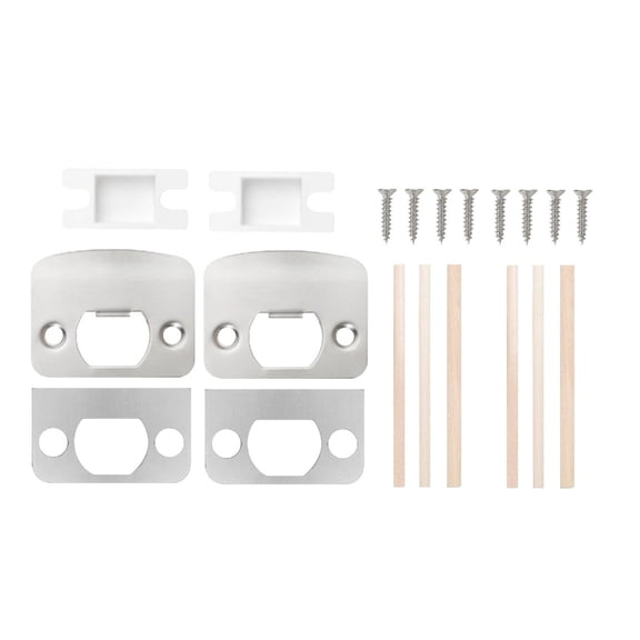 Professional Strikes Plate Security Hardware set for Door Locks Completes Repair set to Ensures Doors Latches Properly