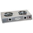 thumbnail image 1 of BroilKing CDR-1TB Stainless Steel 1650 Watt Double Burner Hot Plate Range, 1 of 2