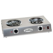 BroilKing CDR-1TB Stainless Steel 1650 Watt Double Burner Hot Plate Range