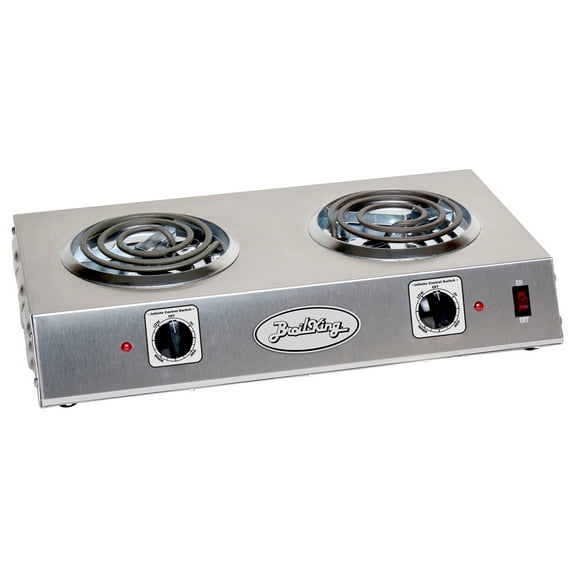 BroilKing CDR-1TB Stainless Steel 1650 Watt Double Burner Hot Plate Range