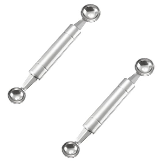 Professional Double-Ended Fruit Carving Tool – Exquisite Melon Baller & Garnish Scoop for Creative Plating(2PC)
