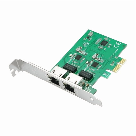Professional Double Gigabit Networking PCIe X1 LAN Card for Workstations and Servers