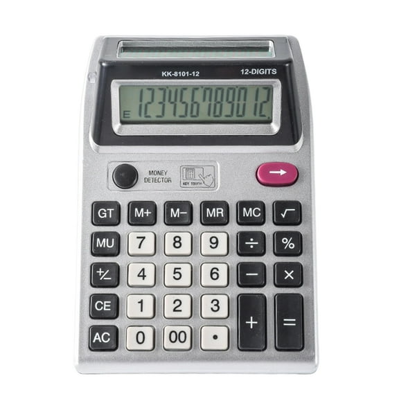 Professional Double Screen Calculator 12 Digits Accuracy Durability ABS Build For Team Meetings And Budget Management