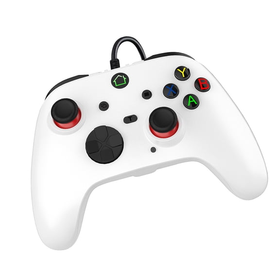 Professional Double Vibrations Responsive Cabled Gaming Controller For With Hall Triggering
