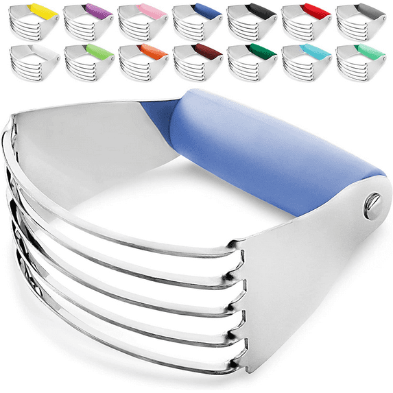 Professional Dough Blender & Pastry Cutter Made With Heavy Duty Stainless Steel-Lilac