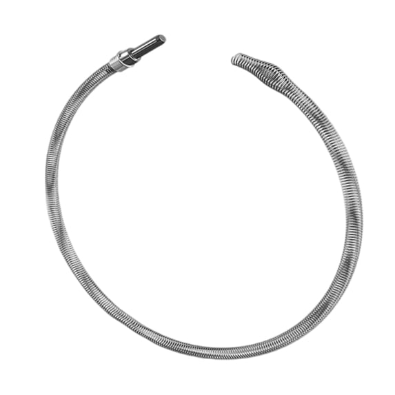Professional Drain Clog Remover Spring With Reinforced Steel Coil - Works With Electric Drills For 35-100mm Pipe Blockages