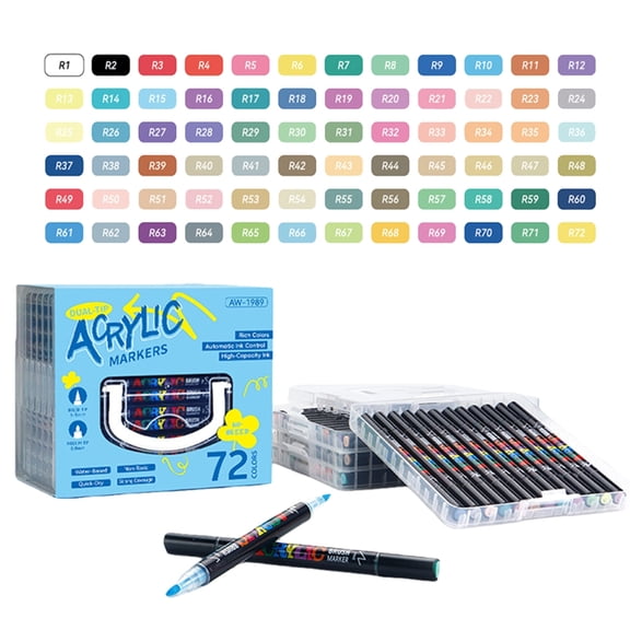 Professional Drawing Sketching Colored Art Markers with Safe Inks Smooth Writing Ready Bucket Packaging