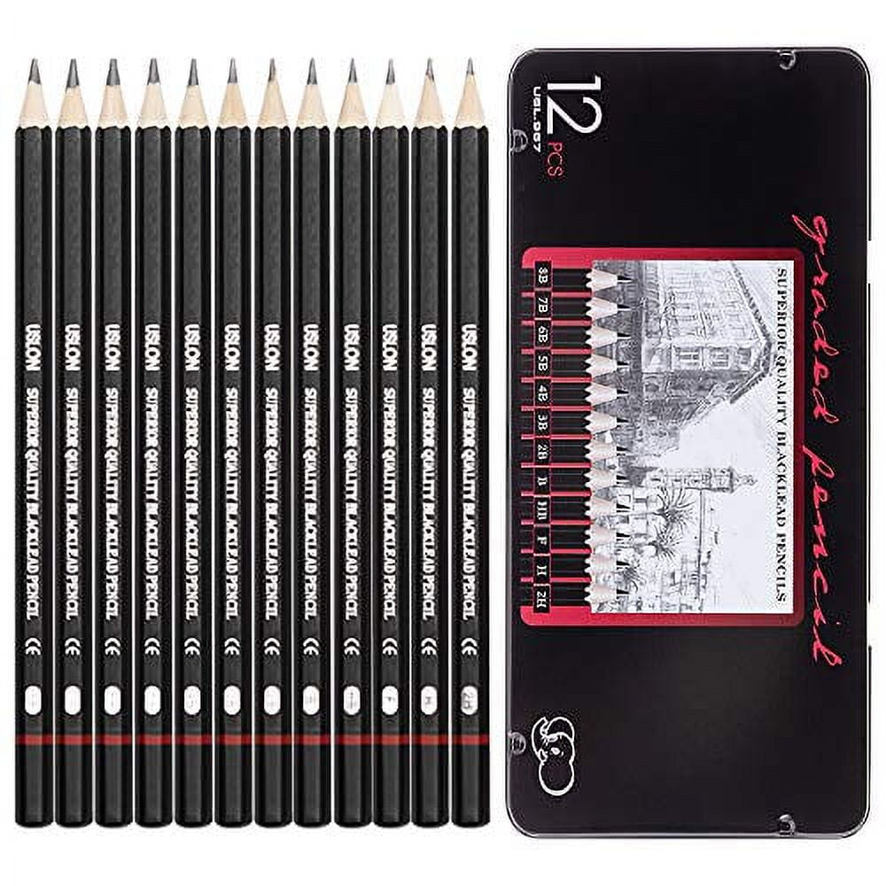 MISULOVE Professional Drawing Sketching Pencil Set - 12 Pieces Art Drawing  Graphite Pencils(12B - 4H), Ideal for Drawing Art, Sketching, Shading, for  Beginners & Pro Artists : Arts, Crafts & Sewing 