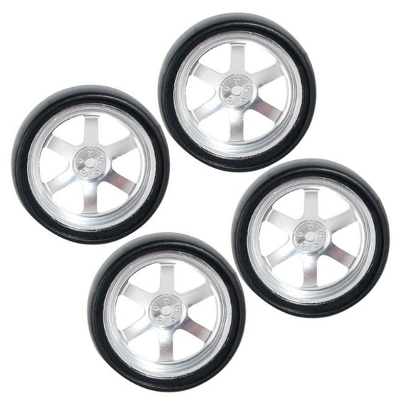 Professional Drift Car Tires with Metal Hubs for 1/18 Remote Control Vehicle