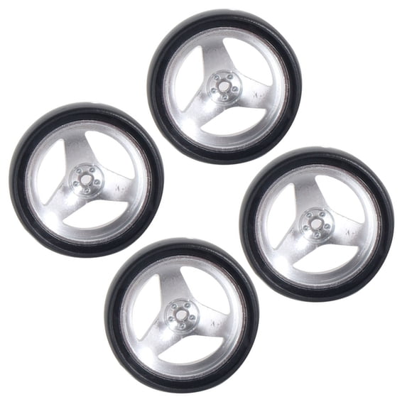 Professional Drift Car Tires with Metal Hubs for 1/18 Remote Control Vehicle