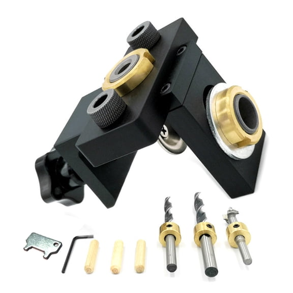 Professional Drilling Template 3 in 1 Punch Locator Hardware 8/15mm Drill Tools