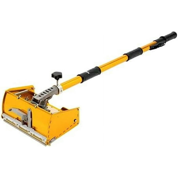 Professional Drywall Flat Finishing Box, 9.8-Inch Mud Compound Taping Tool With 40-64'' Adjustable Handle - Quick Clean Putty Knife Machine for Skimming$$Tools & Hardware Other