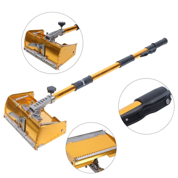 Professional Drywall Flat Finishing Box Tool w/ 40-64 Inch Adjustable Handle