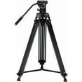 thumbnail image 1 of Professional Dual Handle Aluminum 67 Tripod For Panasonic Lumix DMC-FZ300 (Bubble Level), 1 of 7