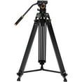 thumbnail image 1 of Professional Dual Handle Aluminum 67 Tripod For Sony FDR-AX1 (Bubble Level), 1 of 7