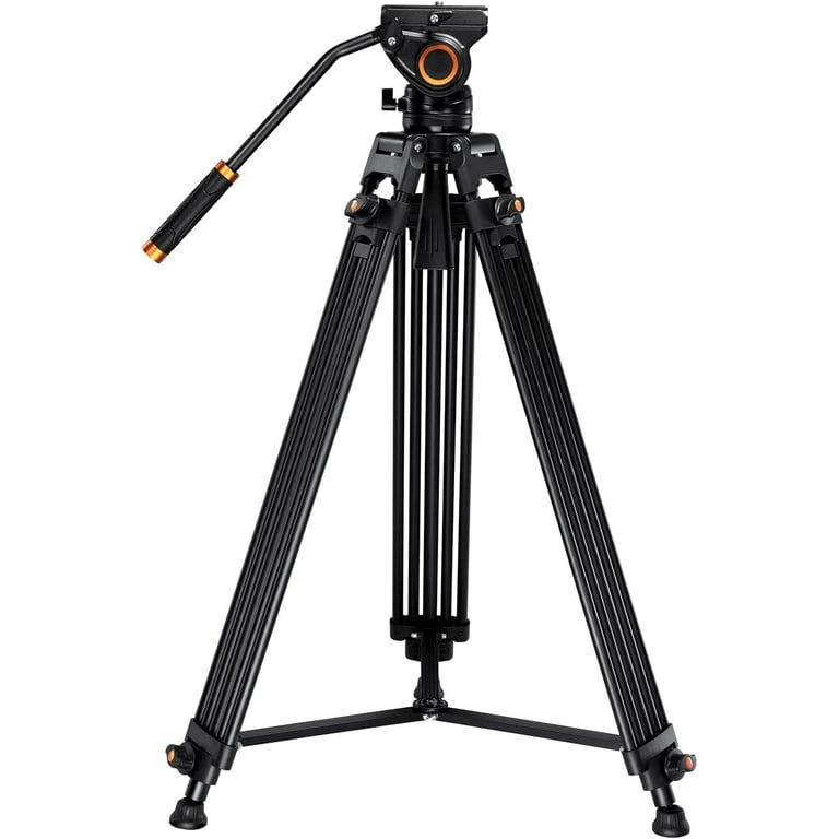Professional Dual Handle Aluminum 67 Tripod For Sony HXR-MC2500