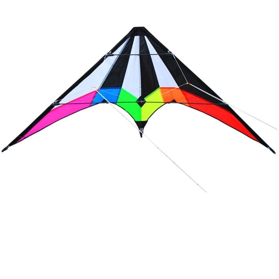 Professional Dual Line Stunt Kite Kids Gift Good Flying 48 Inch Blue Large Delta Kite DIY Toy Multi Style 1.2m Kite Friend Game