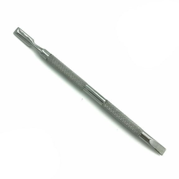 Professional Dual Sided Cuticle Pusher Cleaner Trimmer Manicure Pedicure Tool