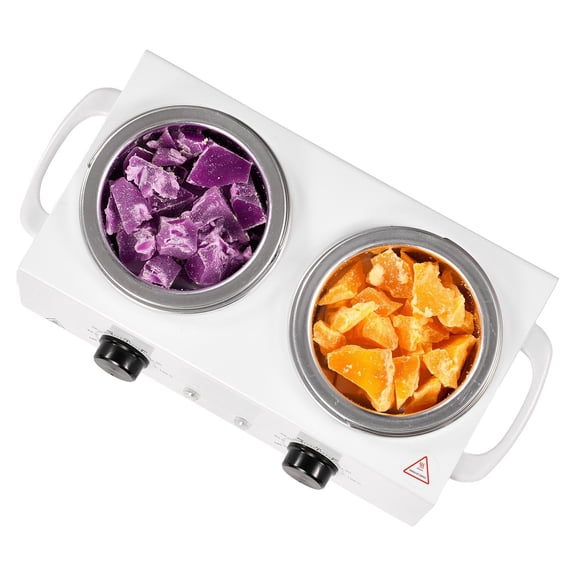 Professional Dual Wax Warmer 1200ML, Double Pot Hair Removal Wax Heater for Salon & Home Use, Large Capacity Wax Melter