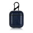 thumbnail image 1 of Professional Dustproof Soild Color Anti-drop PU Leather Earphone Case Earbuds Protective Shell Wireless Headphone Cover DARK BLUE, 1 of 8