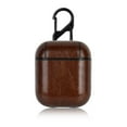 thumbnail image 1 of Professional Dustproof Soild Color Anti-drop PU Leather Earphone Case Earbuds Protective Shell Wireless Headphone Cover DARK BROWN, 1 of 8