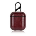 thumbnail image 1 of Professional Dustproof Soild Color Anti-drop PU Leather Earphone Case Earbuds Protective Shell Wireless Headphone Cover RED, 1 of 8