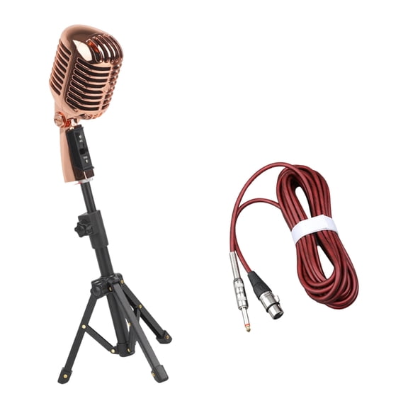 Professional Dynamic Microphone Set With Shock Mount For Broadcasting