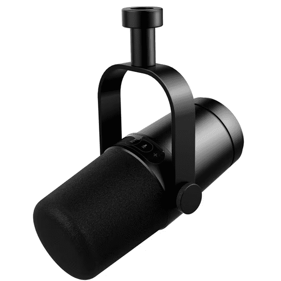 Professional Dynamic Podcast Microphone - XLR/USB Hybrid Studio Mic with Tap-to-Mute, Mic Gain Control, & Voice-Isolating Cardioid Tech for Streaming, Recording, Gaming, PC, Mac, PS4/PS5