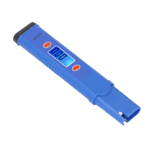 Professional EC Conductivity Tester Pen Dual-Unit Water Quality Analyzer Digital Meter for Pool & Drinking Water, 6.89 in / 17.5 cm