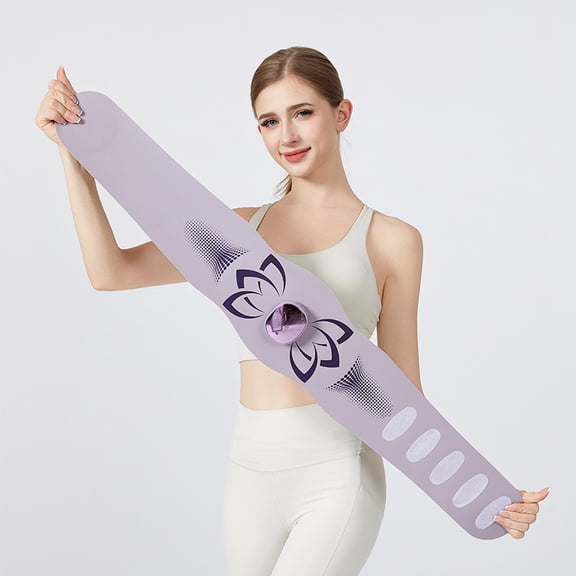 Professional EMS Waist Massager with Soothing Heat, Portable Rechargeable Wellness Belt for Body Relaxation and Comfort, Adjustable Support Band for Daily Care