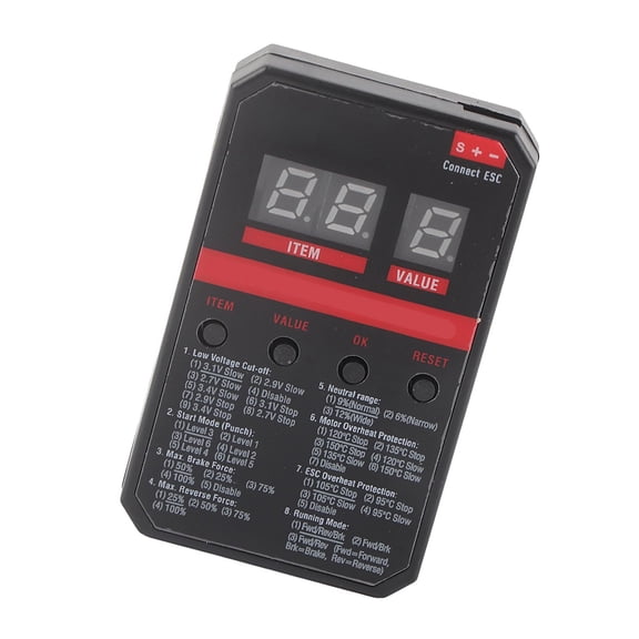 Professional ESC Programmer Featuring LED Screen for Enhanced Configuration