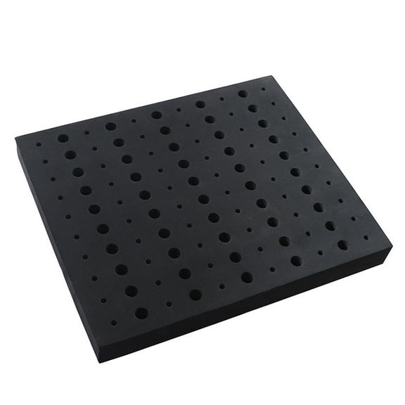 Professional EVA Router Bit Storage Tray Tool Box Organizer 11x13 Inches Fitting for 110 Bits 60 1/4 inch & 50 1/2inch