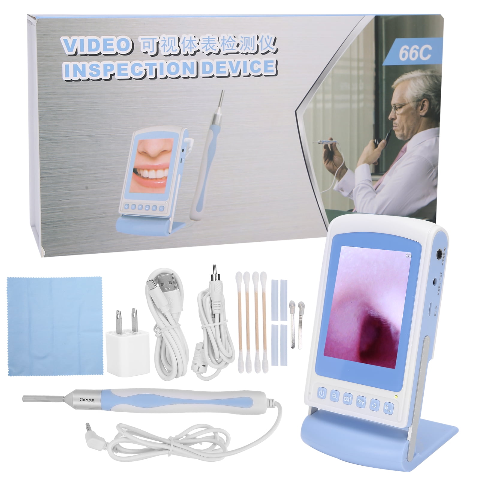 Professional Ear Cleaning Endoscope High‑Definition Visual Otoscope US