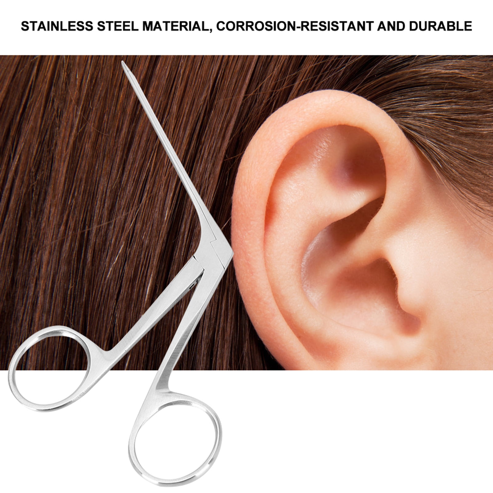 Professional Ear Forceps Stainless Steel Ear Cleaning Aural Forceps For ...