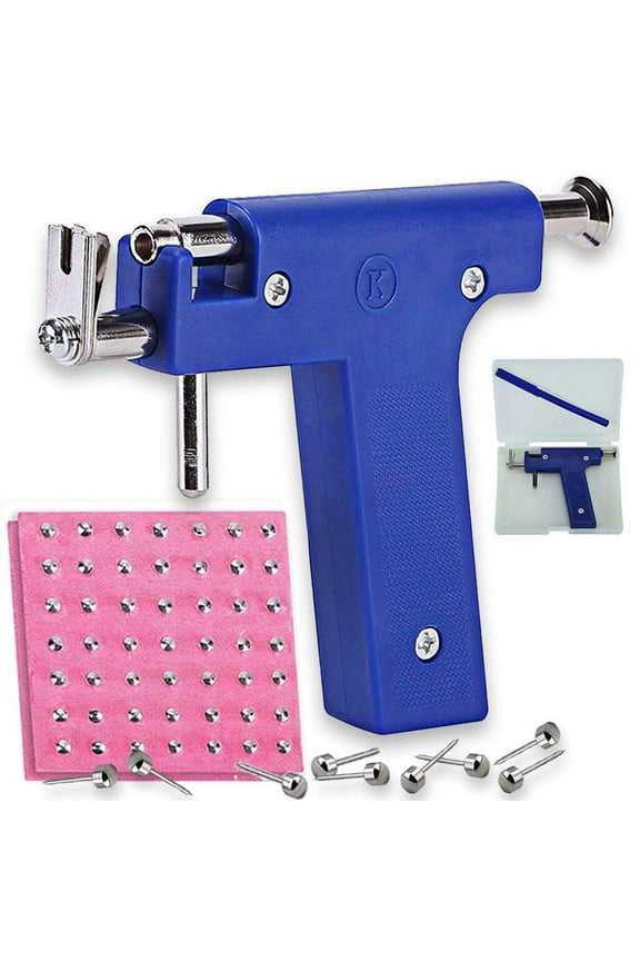 Professional Ear Nose Navel Body Piercing Gun Studs Piercing Punch Tool Kit Set