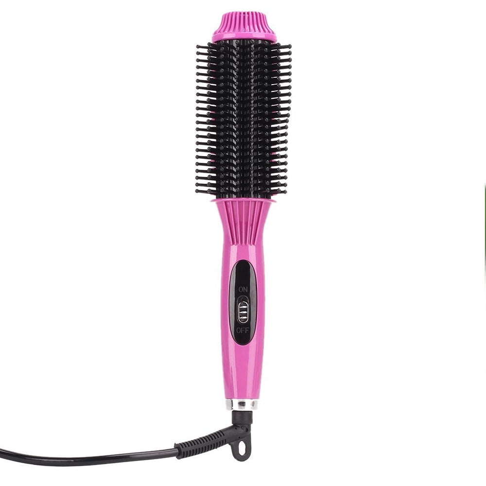 Professional Electric 2 In 1 Hair Styling Brush For Hair Straightening