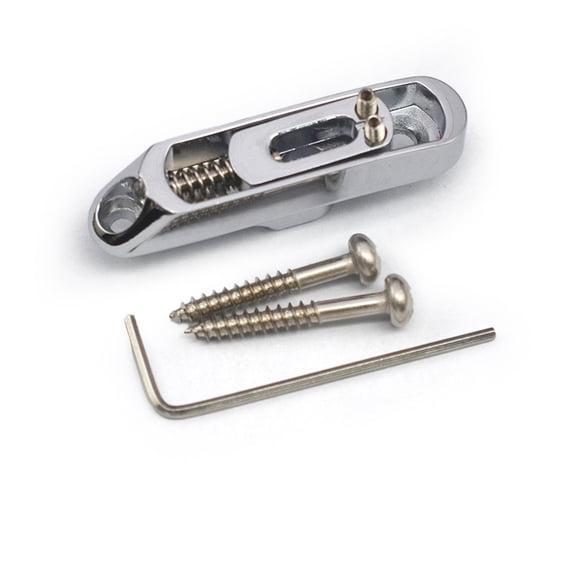 Professional Electric Bass Guitar Bridge Alloy Base Plate Vertical Horizontal Adjustable Saddles For Precise String Height Tune