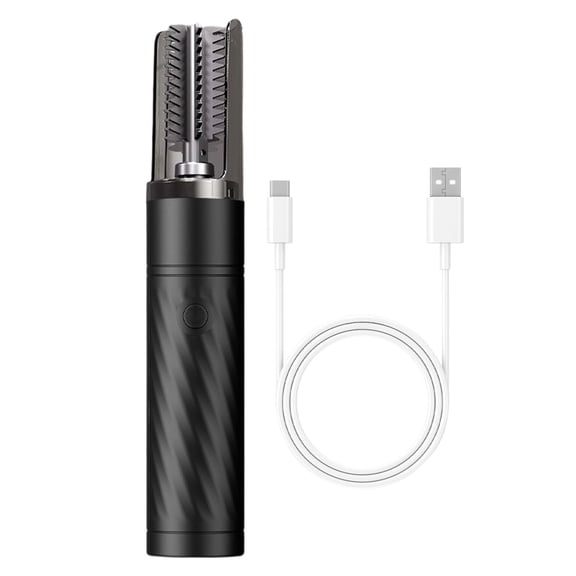 Professional Electric Fish Scaler With Stainless Steel Roller Blade, Built In Rechargeable Battery, Fish Scale Remover Tool For Chef Home Cooks Fish Cleaning Fish Descaler Tool Black 10*2 In