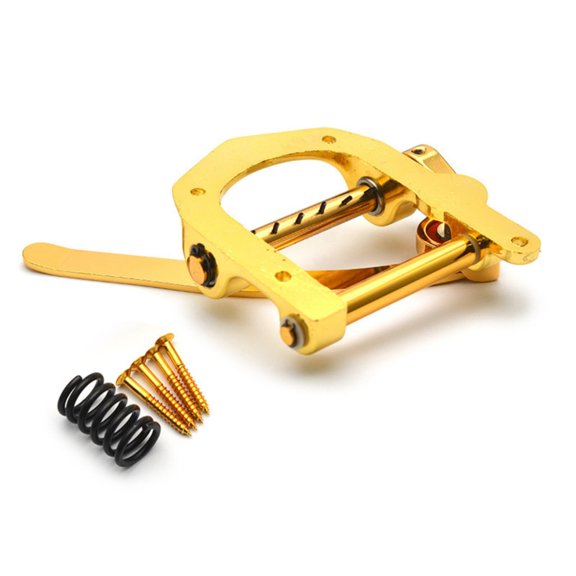 Professional Electric Guitar Tremolo Tailpiece System with Corrosion Resistant and Quick Change String Mechanism