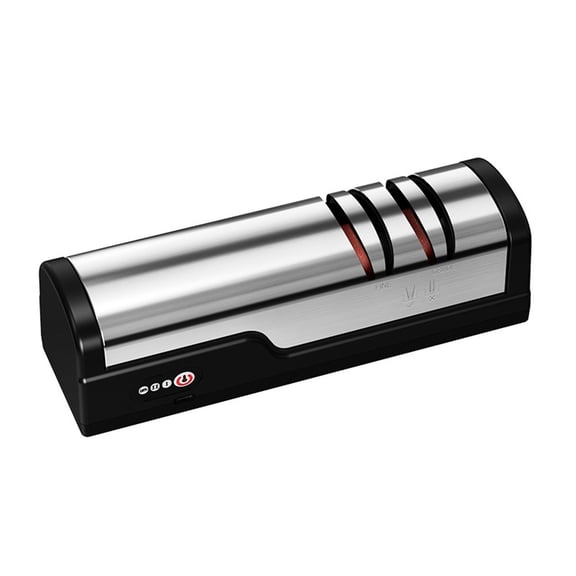 Professional Electric Knife Sharpener, Precision Sharpening System, Restore Dull Blades in Seconds, Razor Sharp Edge for Chef Knives & Scissors