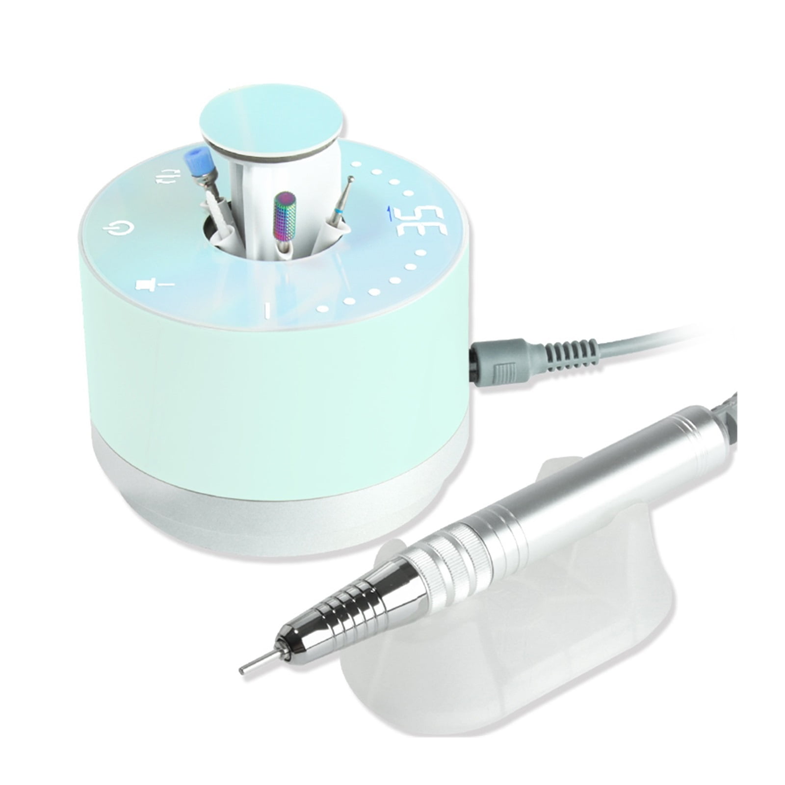 Professional Electric Nail Drill Machine, Portable Rechargeable 35000RPM Nail Drill for Acrylic Gel Nails