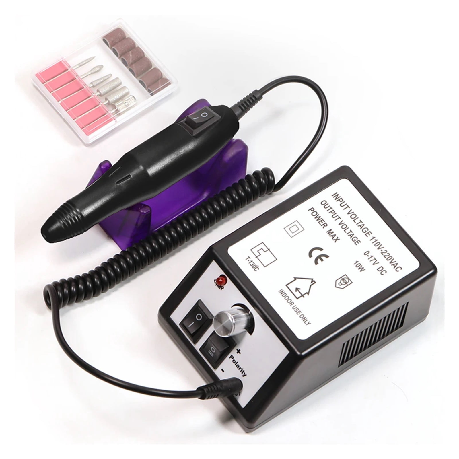 Professional Electric Nail Drill Machine Set Nail Files Drill Bits Gel Polish Remover Portable Nail Polisher Equipment