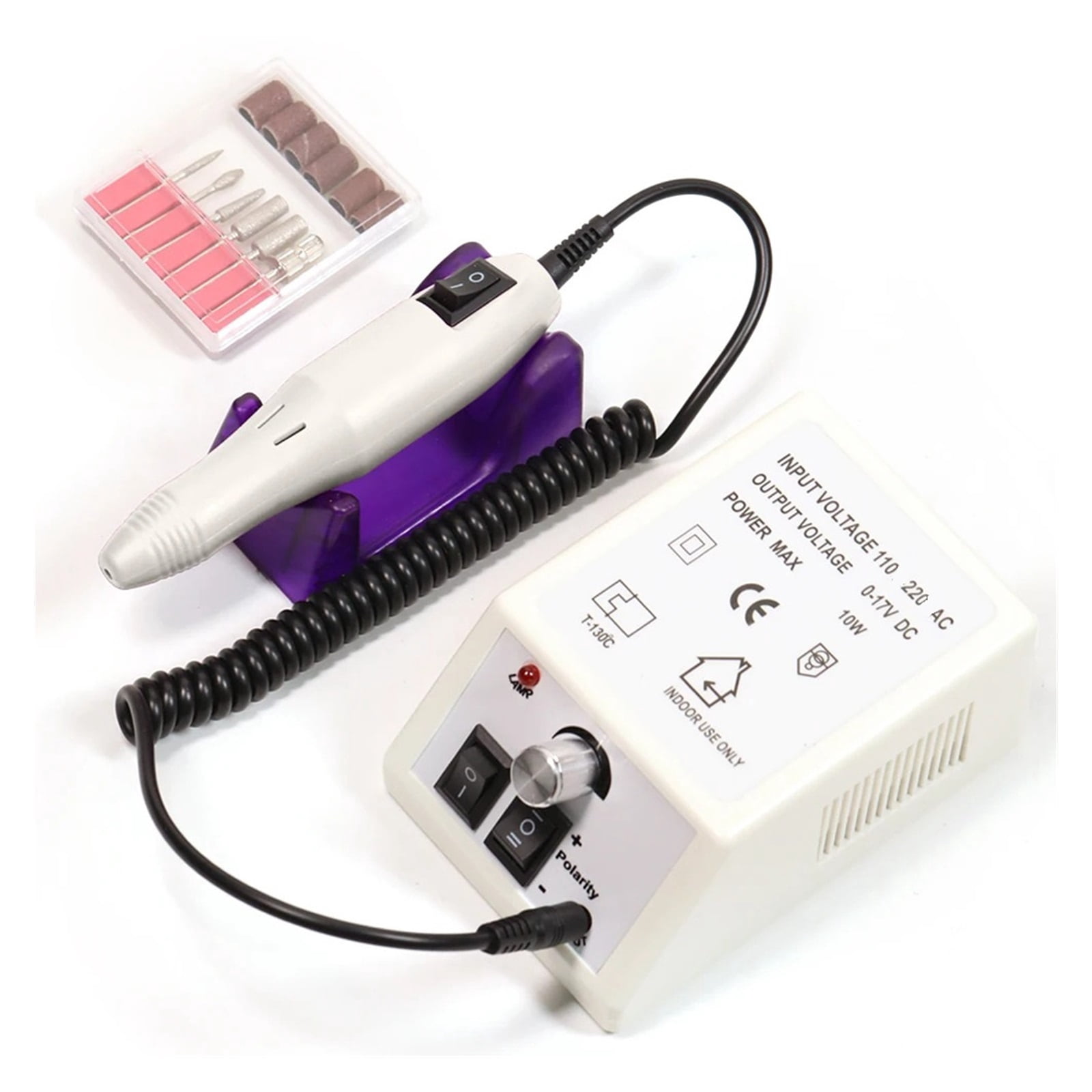 Professional Electric Nail Drill Machine Set Nail Files Drill Bits Gel Polish Remover Portable Nail Polisher Equipment