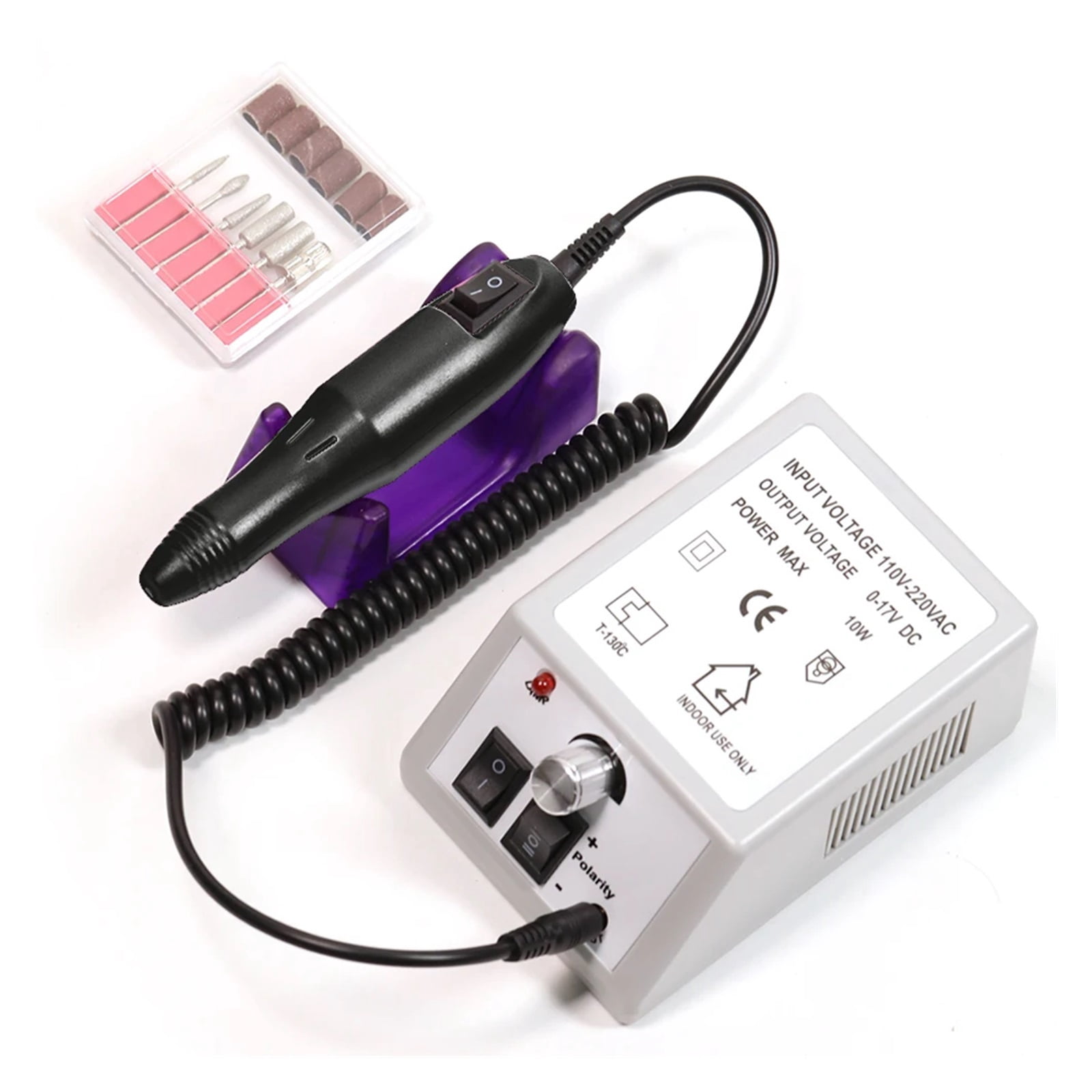 Professional Electric Nail Drill Machine Set Nail Files Drill Bits Gel Polish Remover Portable Nail Polisher Equipment