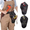 thumbnail image 1 of Professional Electrician Tool Belt Pouch - Heavy Duty 600D Oxford Multi-Pocket Organizer, Detachable & Adjustable Waist Bag for HVAC, Contractors, Carpenters, 1 of 10