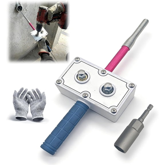 Professional Electrician's Wire Pulling Assistant Tool, Portable Handheld Cable Threading Machine, Automatic Cable Puller and Tugger, Drill Powered Wire Puller for Hidden Pipe Wiring (1PC)
