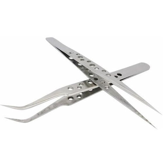 Professional Electronic Industrial Tweezers, Anti-static Precision Stainless Forceps for Eyelash Grafting, Non-magnetic Design Ensures Accuracy, Craftsmanship At Its Best for